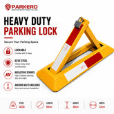 Triangle Lockable Fold Down Parking Barrier