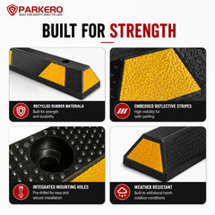 Rubber Wheel Stop, 1650/1830mm