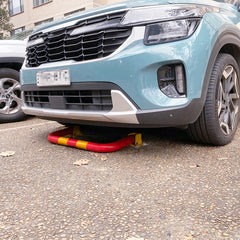 Arch Parking Barrier Fold Down Keyed Alike Vehicle Security Locker