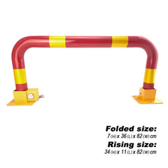 Locker Arch Parking Barrier Fold Down Vehicle Security Car Park Safety Lock AU STOCK