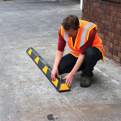 Rubber Wheel Stops Parking Guide Blocks 165/183cm Wheel Driveway Stopper AU