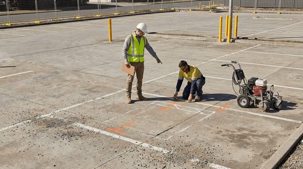 What Is the Purpose of Wheel Stops During Installation Planning?