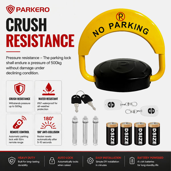 Automatic Remote-Control Parking Lock, 50m