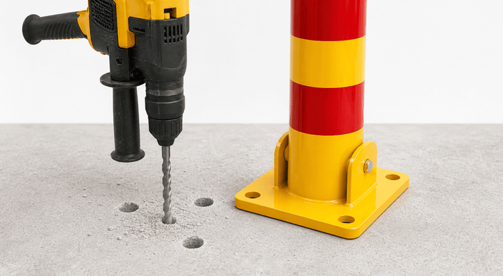 Drill holes into concrete