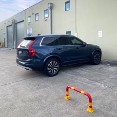 Arch Parking Barrier Fold Down Vehicle Security Locker Keyed Different Or Alike