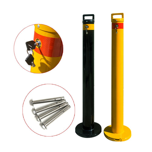 Removable Surface Mount Twist Type Bollard Vehicle Security Safety Barrier 2 Color